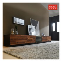 [마레앤코] 스칸센 멀바우 디럭스 높은 2700 거실장 풀세트(흑경상판)_MRLW033, 상세 설명 참조