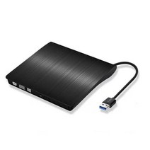 외장cd롬 dvd DVD 디비디 cd drw 외장 ODD cdrom odd 컴퓨터 플레이어 리더기 USB 3.0 외부 dvd cd 라이터 드라이브 버너 리더 플레이어 광학 앤, 검은색