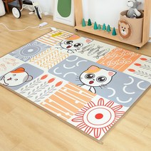 삼성 아쿠아틱 그래핀 카본 웜매트 키즈 캐릭터 전기매트 기어매트 카펫을 데우는 핫매트, 150x200cm, 일본계 백합