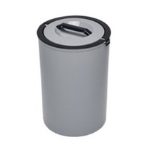 눌러드림 압축 휴지통 20L, 그레이, 9개