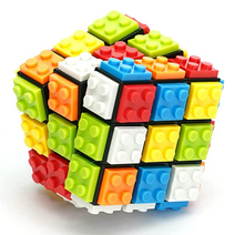 밍글토이 3x3 레고 블럭 큐브, 블랙