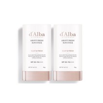 달바 에어 핏 선스틱 19gx2 SPF50+ 산뜻 백탁없는 프레쉬 자외선 차단