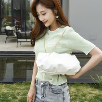 가방녀 2022 한국 동대문 가을겨울 구름가방 주름가방 핸드백 숄더백