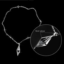 미라클 목걸이 연수정 백수정 자수정 패션목걸이 보석목걸이 펜던트 92.5 silver 원석 특수가공 명품수정 실버체인 은목걸이