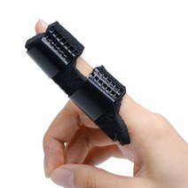 손가락지지대 깁스 고정 보호대 새끼 검지 중지 마디 골절 기브스 부목, 블랙, 1개