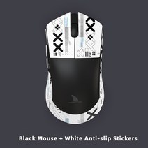 왼손 마우스 버티컬 Motorspeed Damoshark M3 블루투스 24G 무선 유선 트라이 모드 옵티컬 게이밍 PAM3395 PC 사무용 26000 DPI 7 버튼 매크로 드, 없음, 6.Mouse Add Sticker