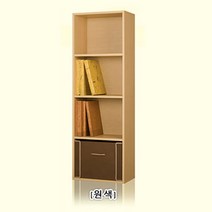 대주기획 4단책장 DIY 17종류 4단책꽂이 정리함, 백색