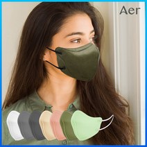 아에르 KF94 어드밴스드 V 숨쉬기 편한 새부리형 4겹 마스크 10매, M, 화이트