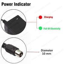 전동킥보드충전기 36 V 5A 리튬 전기 전자 자전거 배터리 42V 볼트 10S Ebike 스쿠터 이온 팬 DC 커넥터