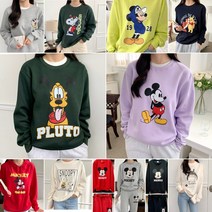 센스티 초특가 9900원 미키 후드 맨투맨 티셔츠모음 캐릭터 여성 긴팔 레터링 디즈니정품 단체티 트레이닝복 행사