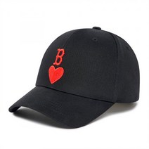 (정품)MLB 엠엘비 하트 스트럭쳐 볼캡 BOS (Black)