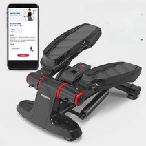홈 피트니스 실내자전거 사이클 실내 헬스바이크 엑스바이크 다기능 페달 운동 스텝 피트니스, C. 스마트 블루투스 연결 스테퍼 ~ 블랙과 레드
