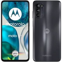 Motorola moto g52 스마트폰(6.5인치 HD+ 디스플레이 50MP 카메라 4/128GB 5000mAh Android 12) 차콜 그레이 보호 커버 + 차량용 어댑터 포함[아마존 독점]-32853, 코스믹 블랙, 4GB/64GB, 모토 g22