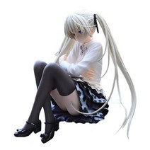 iWuQer 카스가노 소라 피규어 애니메이션 소녀 토끼 곰 인형 들고 방 탁상 케이크 장식 수집 가능한 소년 생일 선물 (11cm/3).98인치 PVC), sit