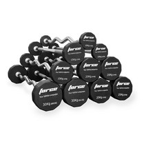 [동화스포츠] 포스 CPU 12각 고정식 바벨 10kg ~ 30kg 일자바/이지바 홈짐 헬스장, 20kg 일자, 1개