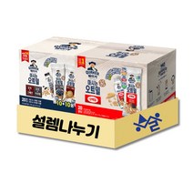 설렘나누기 패키지_퀘이커 마시는 오트밀 세트, 총2000G(50g x 40봉), 그레인10봉+서리태10봉+단백질20봉 세트