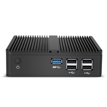 팬리스 미니 PC 인텔 셀러론 J1900 N2830 4GB/8GB RAM 64GB/128GB SSD 2.4G WiFi 기가비트 이더넷 지원 Windows 7/8/10 Linux, [01] NO RAM NO SSD NoWIFI, [02] Intel Celeron J1900