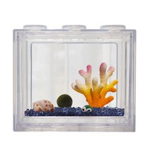 세남자바스켓 언더더씨 국산 마리모 DIY 세트 키우기-마리모(대), 옐로우핑크산호+파란자갈100g