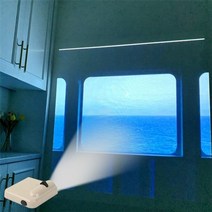 파티룸 인테리어 소품 ins 풍경 투영 램프 생일 파티 배경 벽 사진 바다 구름 풍경 프로젝터 빛 방 조명 장식, c3, 1개