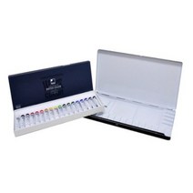 신한 전문가용 수채물감 + 아트메이트 수채화파레트, 7.5ml, 18색