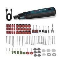 로터리 툴 3.6V 코드리스 로터리 툴 3단 및 USB 충전 로터리 툴 키트샌딩 연마 드릴 에칭 판화 DIY 공예용 90Pcs 로터리 툴 액세서리 포함
