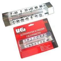 온도계 냉장고용 FG-80 알콜식 아날로그온도 X2개, 1