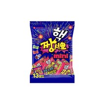 롯데 핵짱셔요 미니 벌크 195g 심심풀이 사무실간식 탕비실 졸음방지 어린이집선물 등산간식, 20개