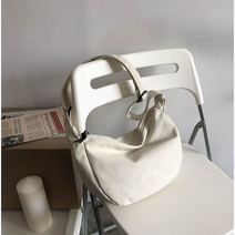 리비움 캔버스 남녀공용 메신저백