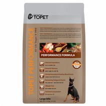 투펫 퍼포먼스 강아지 대용량 고단백 고영양 사료 17kg, 투펫 퍼포먼스 17kg