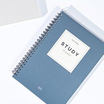 스프링 스터디플래너 더메모 6개월 일일 공부 학습 계획 수험생 공시생 인강 수강체크, 인디고