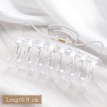 핸드프레스 가중공예 고정 철형 신제품 여성 패션 상어 클립 머리핀 헤어 액세서리 커피 블랙 아크릴 대형, 23 style-67