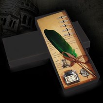 만년필 깃털펜 잉크펜 딥펜 캘리그라피 딥펜세트 만년필세트 깃털 잉크 펜 캘리그라피 DD-11632-72394EA, 쿠팡 본상품선택, 쿠팡 레드, 쿠팡 본상품선택