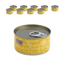 피쉬포캣 고양이 간식캔 70g, 참치 + 치즈, 54개