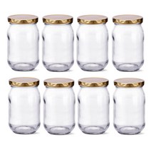 글라스락 580 높은형 유리병 블랙 500ml + 뚜껑 랜덤 발송, 6세트