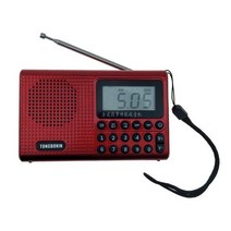 단파 풀 밴드 AM FM SW 포켓 라디오 디지털 스피커 USB TF 카드 MP3 플레이어 지원 18650, without battery