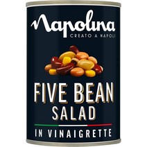 [영국발송] 4팩 Napolina 나폴리나 Napolina Five Bean Salad in Vinaigrette 나폴리나 파이브 빈 샐러드 인 비네그레트 400g