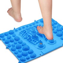 헤라칸 지압매트 발지압판 발지압매트 발바닥지압, 블루