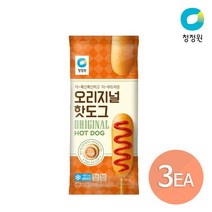 청정원 오리지널 핫도그 375g(75g x 5개) x 3개, 단일옵션