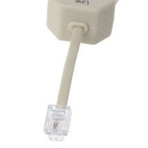 휴대용 ADSL 모뎀 전화 팩스 인라인 분배기 필터 네트워크 1 개