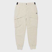 트래블 우븐 카고 조거 팬츠 그레이 베이지 CA22TPT410GBE