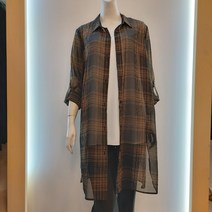 프로그램 NC05 소매 롤업 블라우스 P203B028