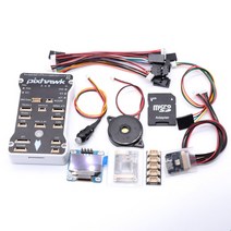 Pixhawk RC 드론 비행 컨트롤러 4 PIX 2.4.8 32 비트 오토 파일럿 4G SD 메모리 카드 안전 장치 버저 PPM I2C, 15 W High Set