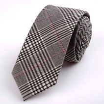 보우쌘 프리미엄 체크 넥타이