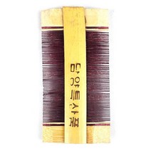 대나무 참빗 헤어빗 헤어 브러쉬 미용 머리빗 참빗, 1