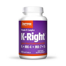 해외 자로우 포뮬러스 K-Right - 비타민 D3 세 가지 형태의 K 함유 60회 분량 (포장은 다를 수 ) 정품