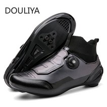 바이크 부츠 오토바이 신발 겨울 따뜻한 플랫 사이클링 MTB 신발 남성 루트 클릿 로드 자전거 스피드 스니, 01 36, 01 Black Road