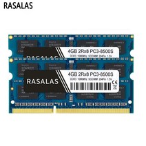 CPU 호환 RASALAS 135 RAM 15V DDR3 DDR3L 8G 4G 2G 노트북 8500s 10600s 12800s 1066 1333 1600MHz SODIMM 204P, 6.12800 4G 1600