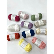 [뜨개실] 만다린쁘띠 MANDARIN PETIT/산네스간 면 100% 부드럽고 가벼운 만능 면사, 3511파우더핑크