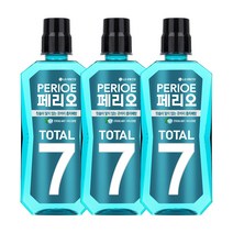 페리오 토탈 7 가글 구강청결제 스트롱민트, 760ml, 3개