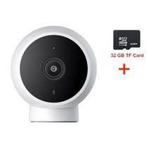 홈캠 가정용cctv 베이비캠 펫캠Xiaomi-스마트 카메라 360 Mi Home Baby Monitor 2K Pro 1296P HD WiFi 비디오 감시 웹캠 야간 투시경 보안, 2K Camera 32GB_Original US Plu